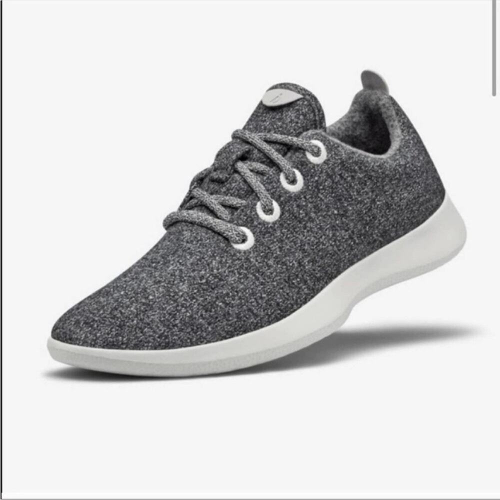 Allbirds | Heathered Grey Running Athletic Shoes Sneakers Wool Runners Lace Up 5